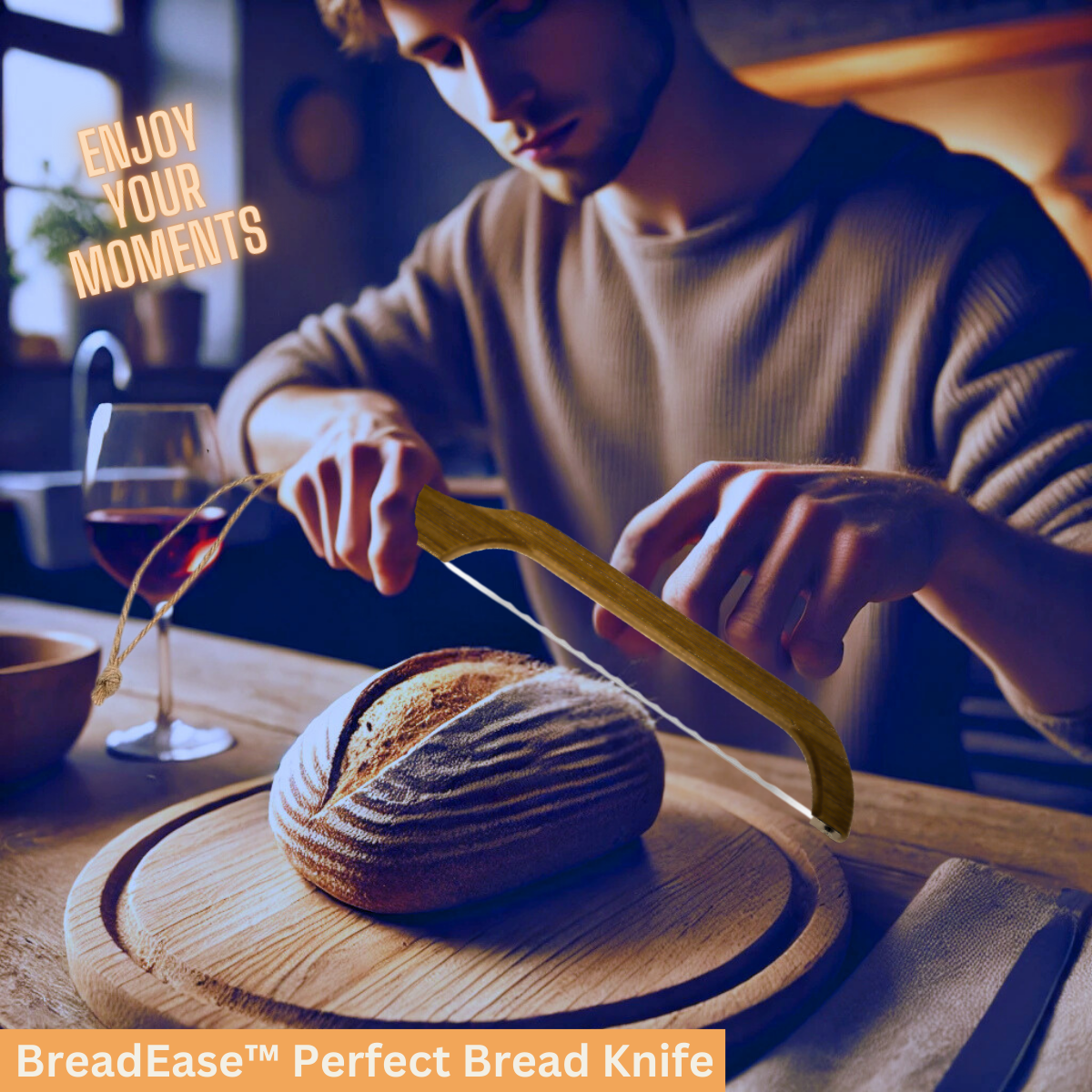 BreadEase™ Bow Bread Knife